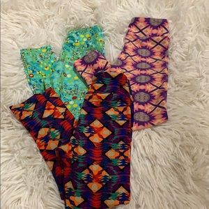 S/M girls lularoe leggings bundle